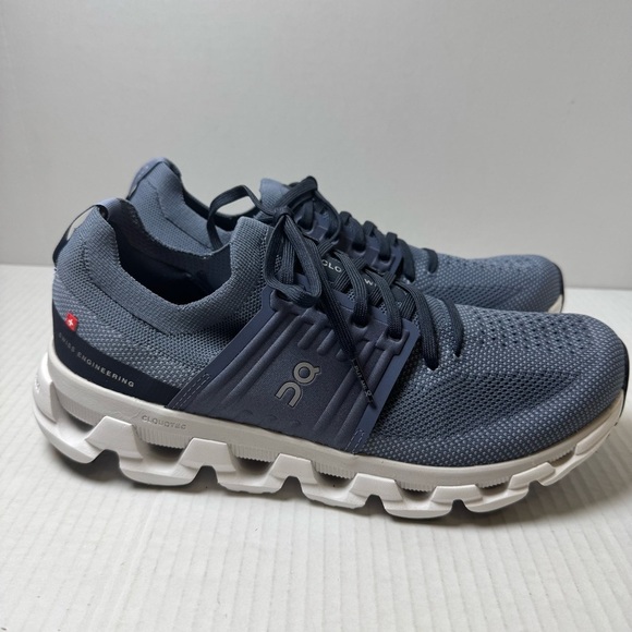 ON Cloud Running Women’s Cloudswift 3 Shoes All Blue/White Bottoms Size 10 - Picture 4 of 12